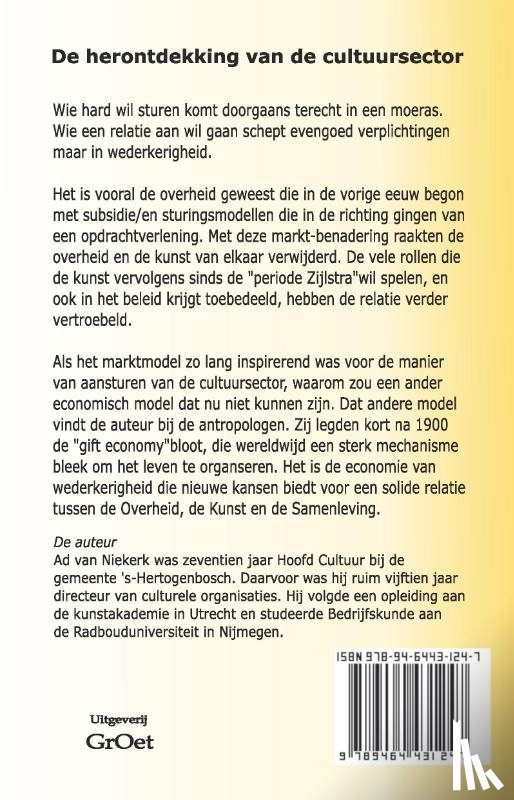 Van Niekerk, Ad - De herontdekking van de cultuursector