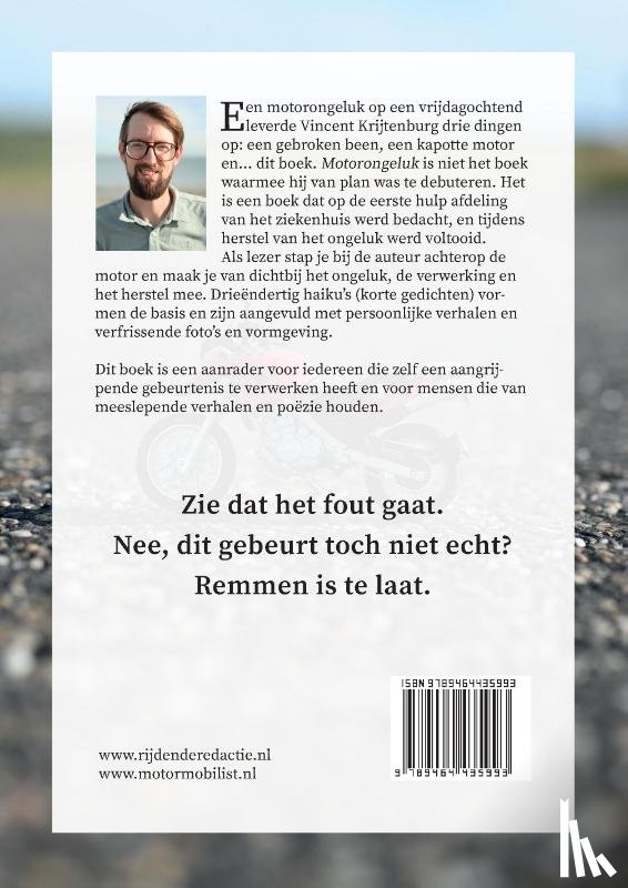 Krijtenburg, Vincent - Motorongeluk