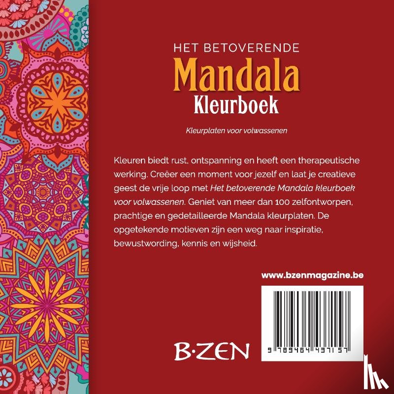 B-zen magazine - Het Grote B-zen Mandala Kleurboek