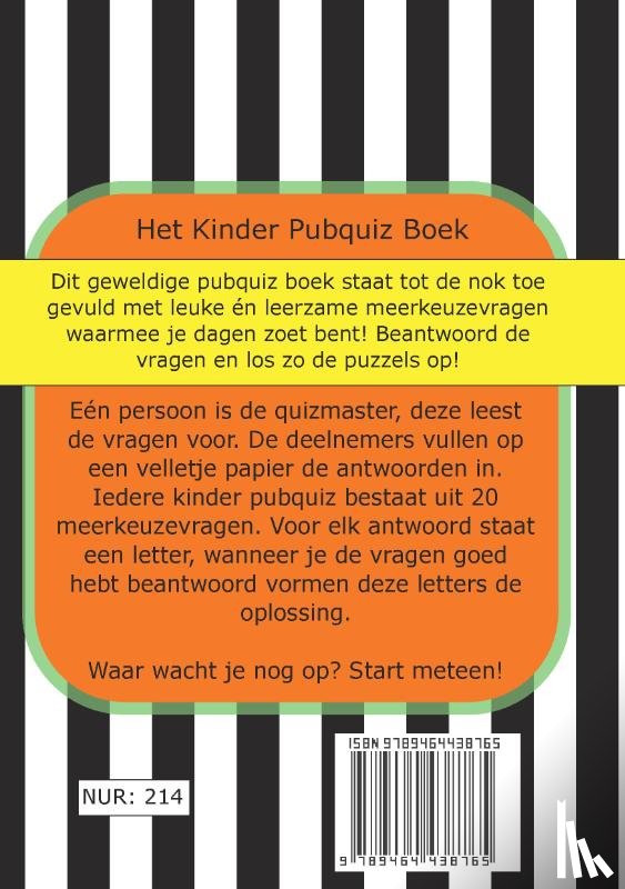 Opa en Oma Puntneus - KINDER PUBQUIZ BOEK