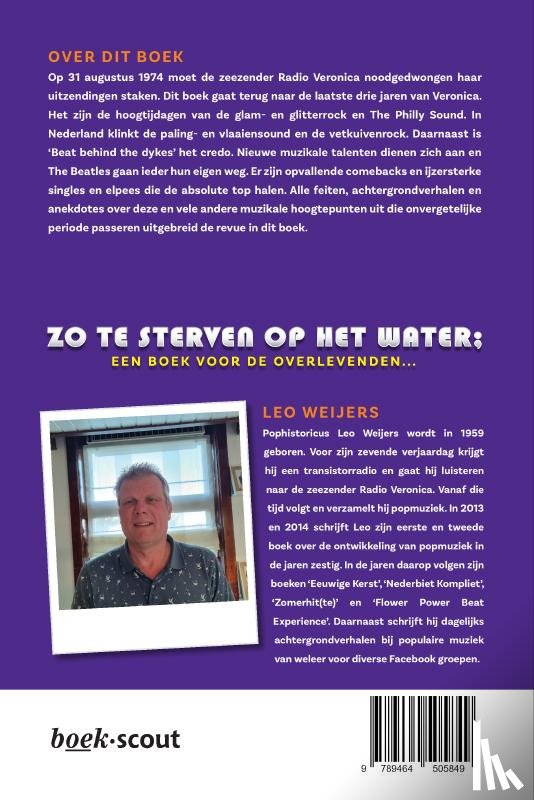 Weijers, Leo - 'Zo te sterven op het water; een boek voor de overlevenden'