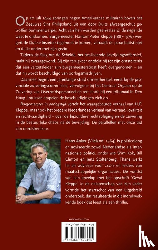 Anker, Hans - Burgemeester in oorlogstijd