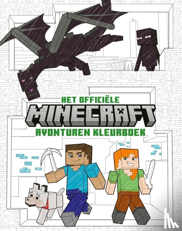  - Het officiële Minecraft avonturen kleurboek