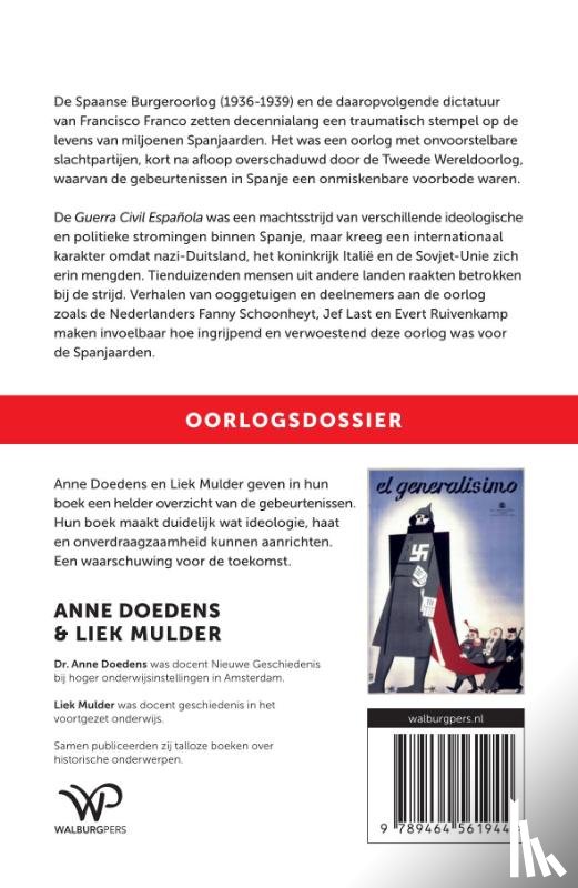 Doedens, Anne, Mulder, Liek - Spaanse Burgeroorlog