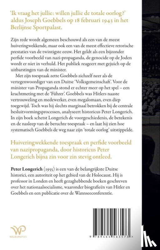 Longerich, Peter - De Sportpalastrede 1943