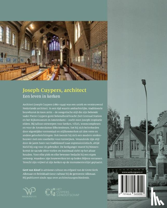Kleef, Gert van - Joseph Cuypers, architect