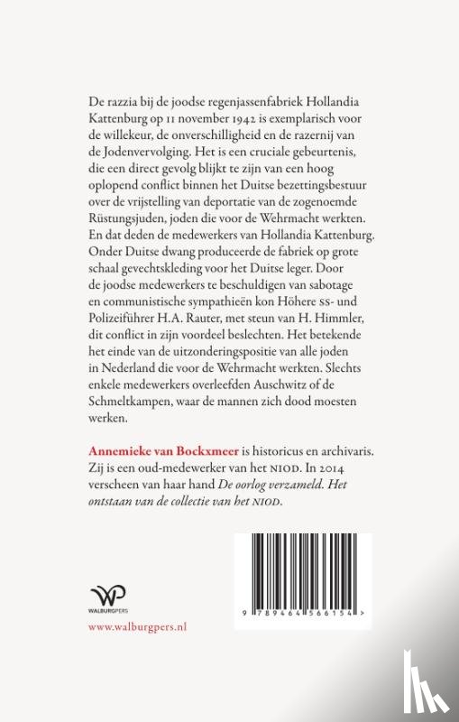 Bockxmeer, Annemieke van - De kleermakers van de nazi's