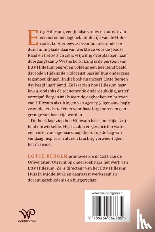 Bergen, Lotte - Het verweer van Etty Hillesum tegen het nazisme