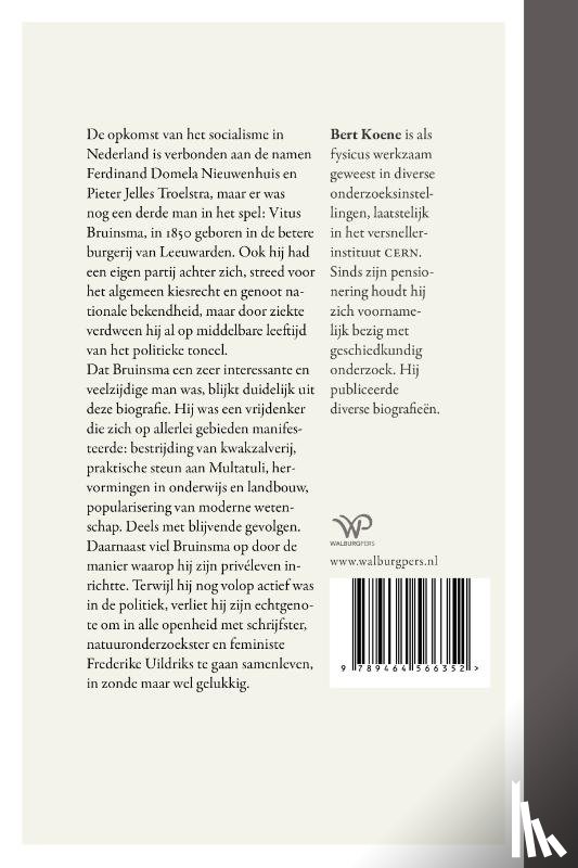 Koene, Bert - Wereldverbeteraar Vitus Bruinsma, 1850-1916