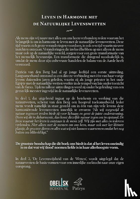 Berg, Patricia van den - Leven in Harmonie met de Natuurlijke Levenswetten