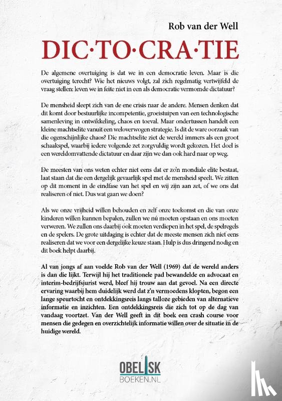 Well, Rob van der - Dictocratie