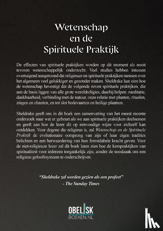 Sheldrake, Rupert - Wetenschap en de Spirituele Praktijk