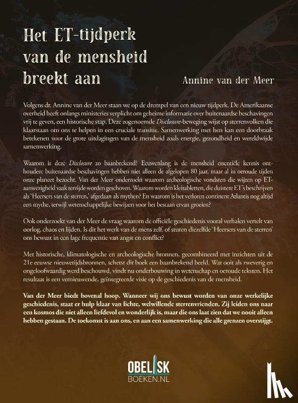 Meer, Annine van der - Het ET-tijdperk van de mensheid breekt aan