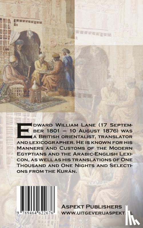 Lane, Edward William - The Arabian society in the middle ages