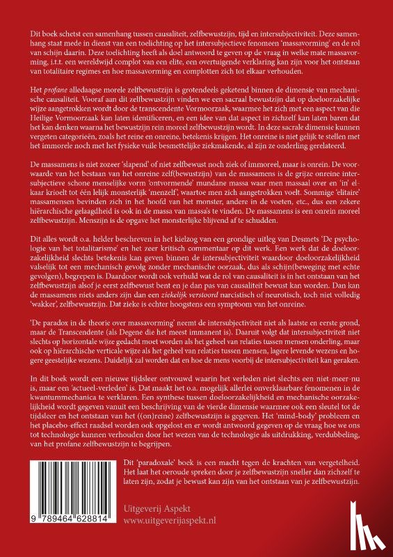 Roolvink, James Paul - De paradox in de theorie over massavorming