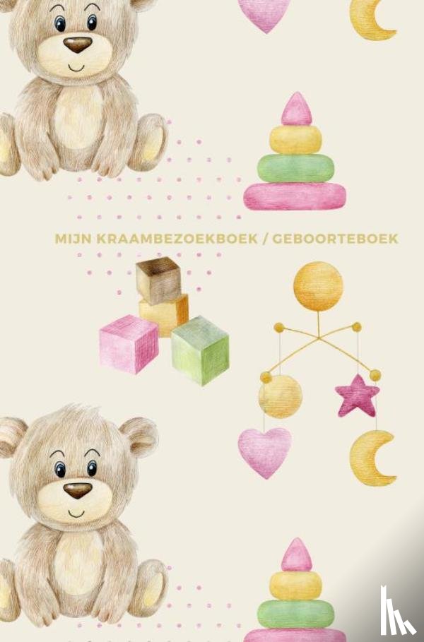 Books, Gold Arts - Mijn Kraambezoekboek / Geboorteboek | Geschikt als Kraamcadeau meisje en Kraamcadeau jongen