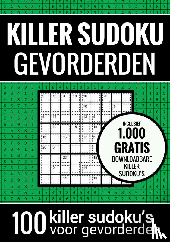 Puzzelboeken, Sudoku - Sudoku Medium: KILLER SUDOKU - Puzzelboek met 100 Puzzels voor Gevorderden