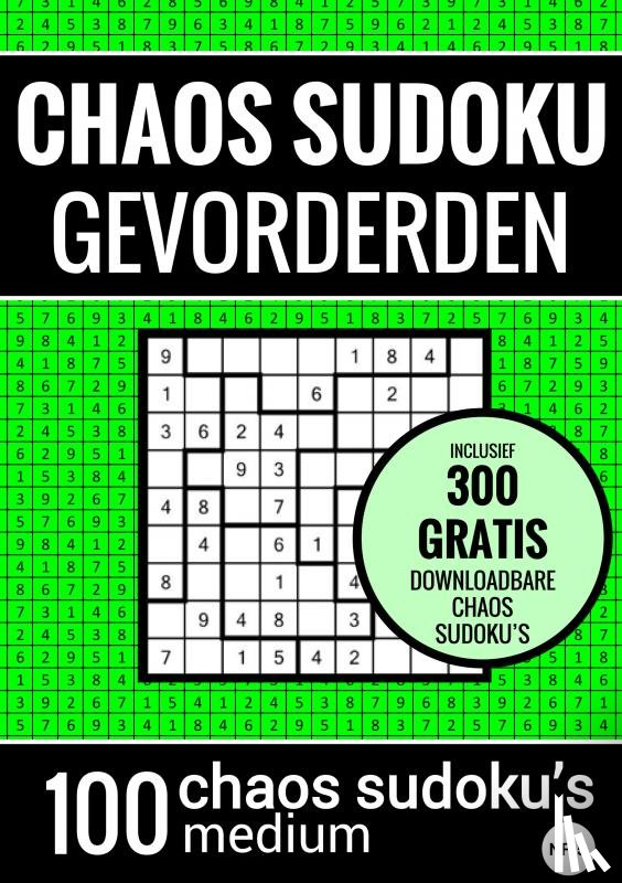 Puzzelboeken, Sudoku - Sudoku Medium: CHAOS SUDOKU - nr. 5 - Puzzelboek met 100 Medium Puzzels voor Volwassenen en Ouderen