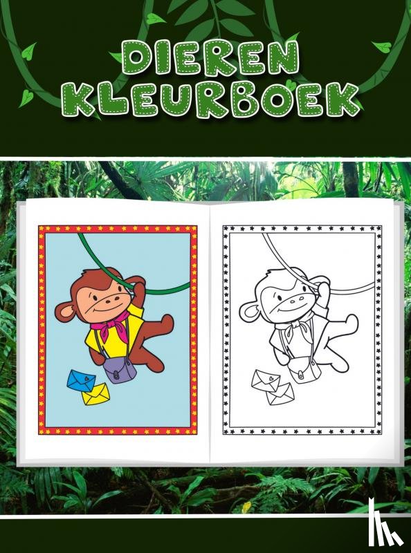 Stevens, Mieke - Leuk dieren kleurboek voor kinderen