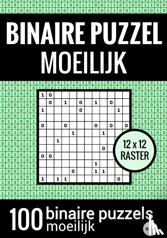 & Meer, Puzzelboeken - Binaire Puzzel Moeilijk - Puzzelboek met 100 Binairo's - NR.7 - Honderd Binaire Puzzels 12x12 Raster, Inclusief Uitleg en Oplossingen