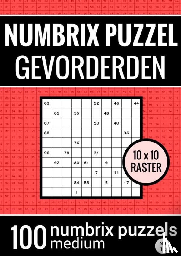 & Meer, Puzzelboeken - Numbrix Puzzel Medium voor Gevorderden - Puzzelboek met 100 Numbrix Puzzels - NR.12