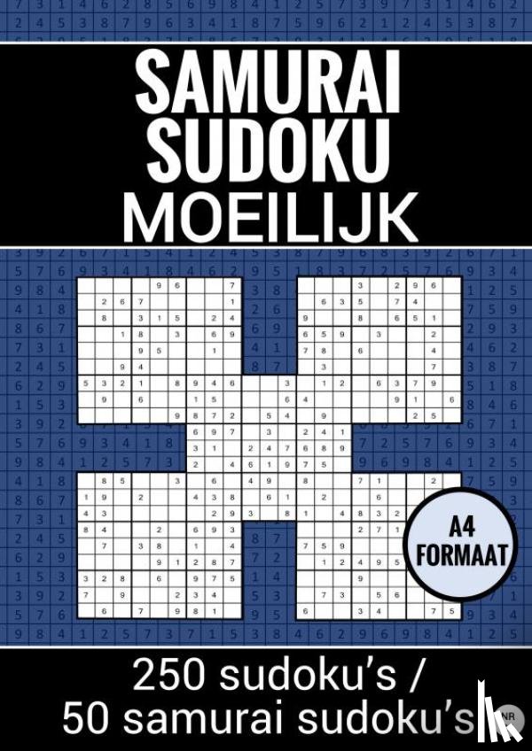 Puzzelboeken, Sudoku - Sudoku Moeilijk: Samurai Sudoku Puzzels - nr. 26