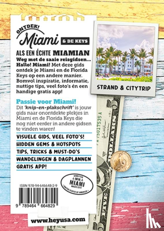Klijnen, Sebastiaan, Hey!USA - Hallo! Miami & de Keys (Met handige gratis app)
