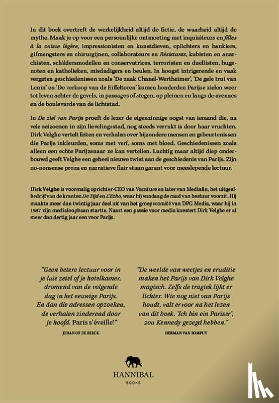 Velghe, Dirk - De ziel van Parijs