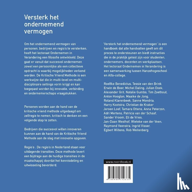 Grit, Alexander, Gumbs, Natalie - Versterk het ondernemend vermogen