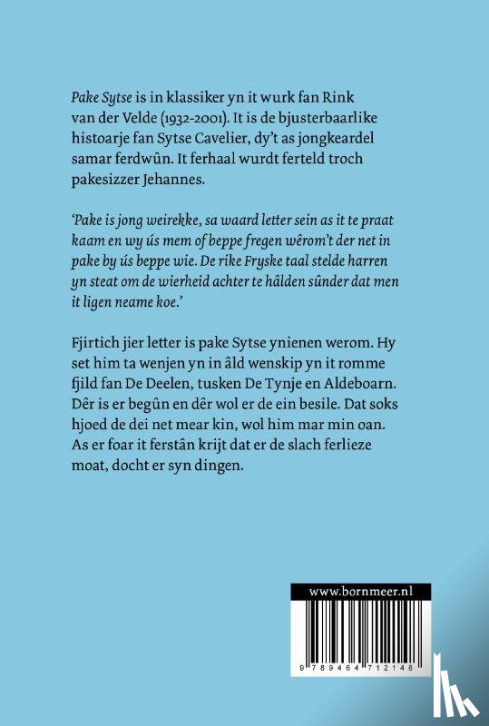 Velde, Rink van der - Pake Sytse