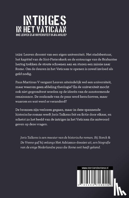 Tulkens, Joris - Intriges in het Vaticaan