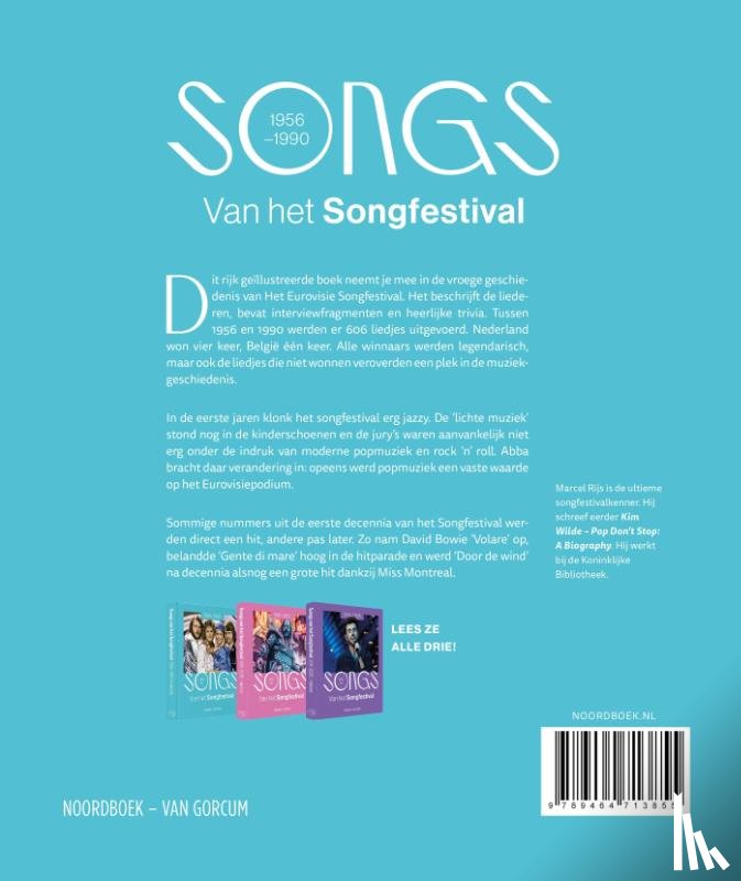 Rijs, Marcel - Songs van het Songfestival (1956-1990)