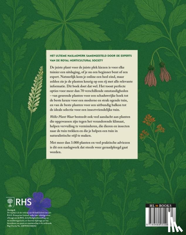 Society, Royal Horticultural - Welke plant waar