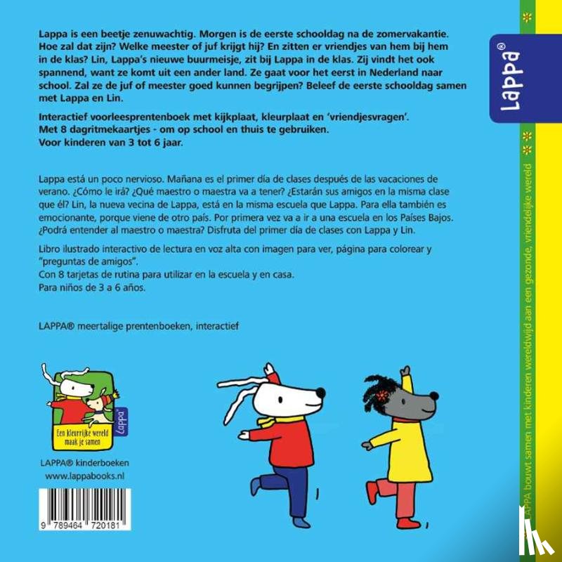 Visker, Mirjam - Lappa gaat naar school/Lappa va a la escula (NL-SP)