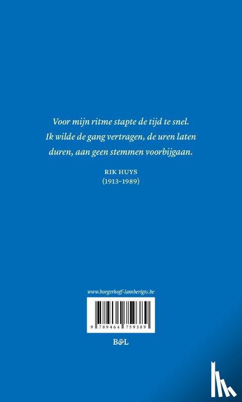 Huys, Rik - Verzamelde gedichten