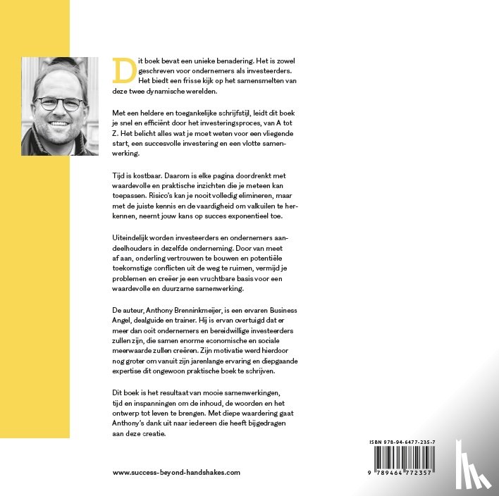 Brenninkmeijer, Anthony - Startup Success Beyond Handshakes