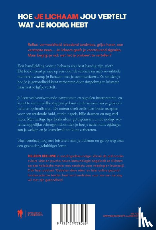 Becuwe, Heleen - Hoe je lichaam jou vertelt wat je nodig hebt