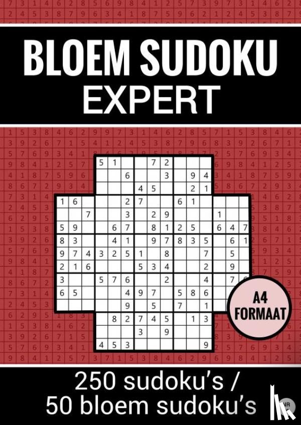 Puzzelboeken, Sudoku - Bloem Sudoku - Expert - 250 Sudoku's / 50 Bloem Sudoku's - nr. 29