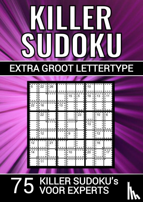 & Meer, Puzzelboeken - Killer Sudoku - Extra Groot Lettertype - 75 Puzzels voor Experts