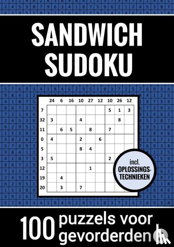 Puzzelboeken, Sudoku - Sandwich Sudoku - 100 Puzzels voor Gevorderden - Incl. Oplossingstechnieken - Nr. 49