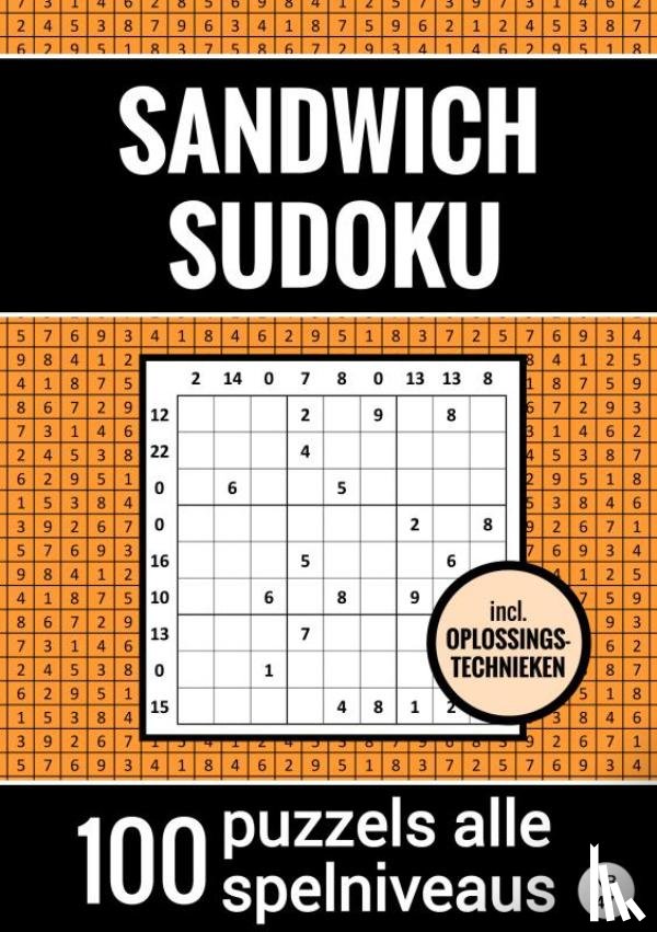 Puzzelboeken, Sudoku - Sandwich Sudoku - 100 Puzzels Makkelijk tot Moeilijk - Inclusief Oplossingstechnieken - Nr. 47