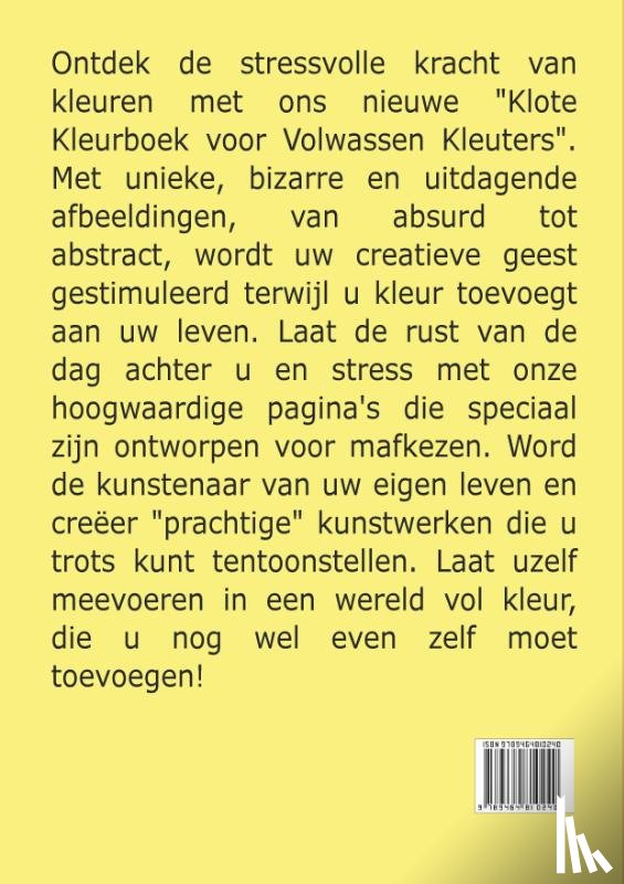 De Ling, Alain - Het Klote Kleurboek voor Volwassen Kleuters