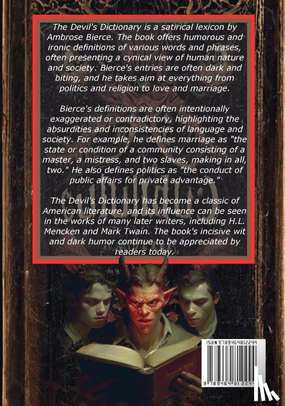 Bierce, Ambrose - The Devil's Dictionary
