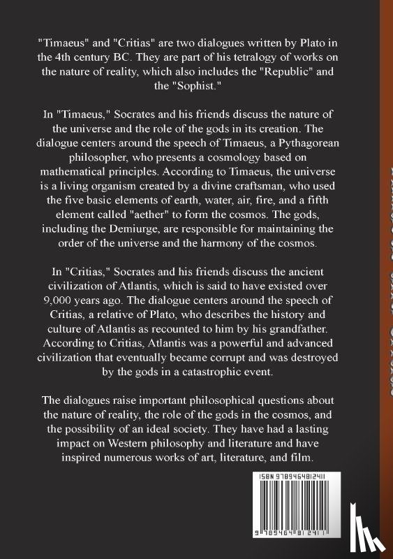 Plato - Timaeus and Critias