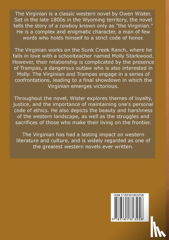 Wister, Owen - The Virginian