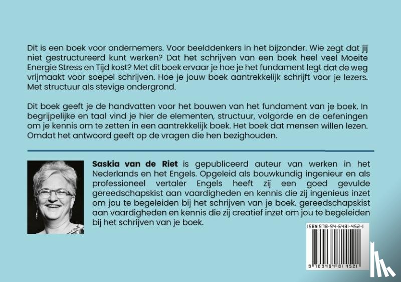 Van de Riet, Saskia - Bouw je boek op een fundament
