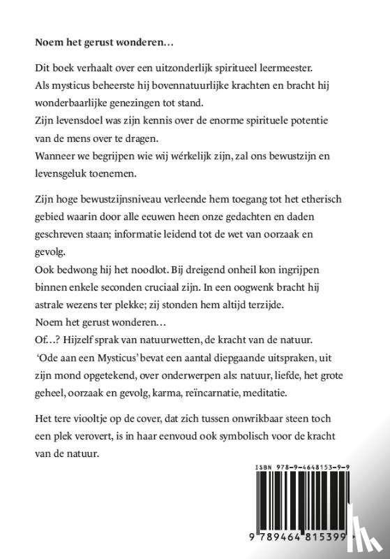 Wit, Josephine de - Ode aan een Mysticus