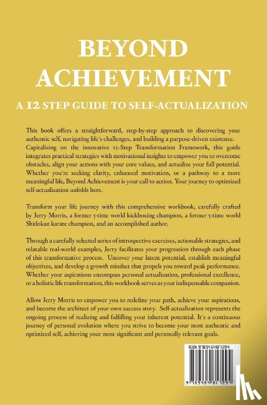 Morris, Jerry - Beyond achievement