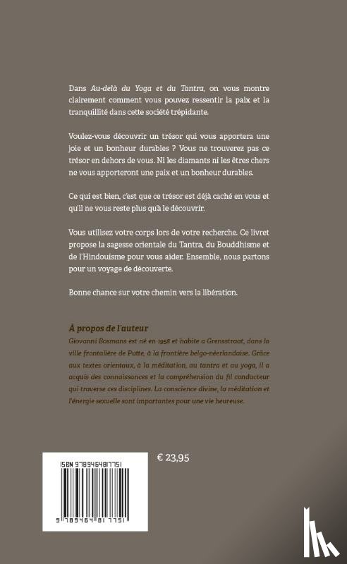 Bosmans, Giovanni - Au-delà du Yoga et du Tantra