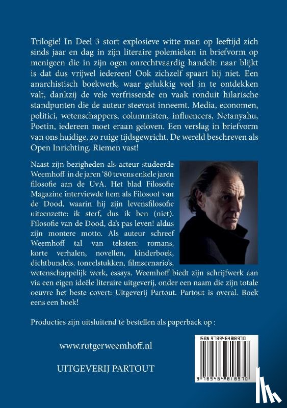 Weemhoff, Rutger Willem - MIJN BRIEVEN 3